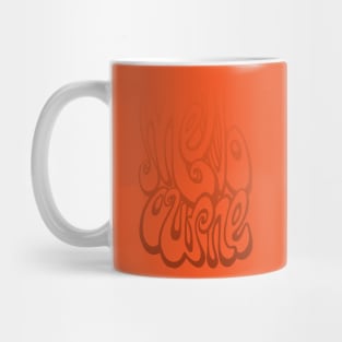 Melbourne lettering - Orange Mug